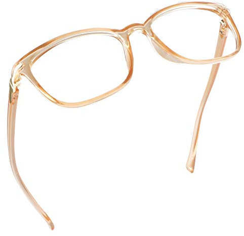 LifeArt Lunettes de lecture, verres de blocage léger bleu, verres d'ordinateur pour femmes hommes (Champagne, grossissement 2,50)
