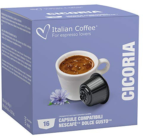 64 Capsule Italian Coffee compatibili Nescafé Dolce Gusto®* (Cicoria)