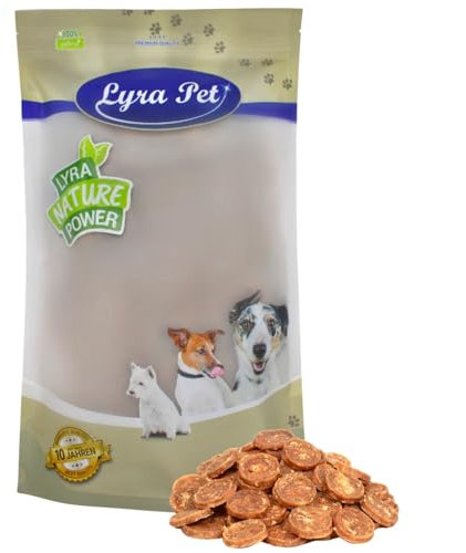 Lyra Pet® 1 kg Hühnerchips | Kausnack vom Huhn | Leckerli auch für Welpen und ältere Hunde | Gut verträglicher Belohnungs- und Trainingssnack | Kauartikel im wiederverschließbaren Beutel