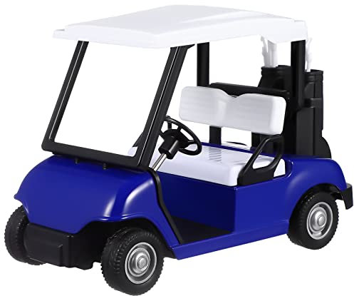 WINOMO Golfwagen Modell 1:20 Metall Spielzeugauto Mit Druckguss Pullback Funktion Mini Golf Cart Als Lernspielzeug Für Kinder Perfekt Für Schreibtisch Dekoration Und Eltern-Kind Kommunikation