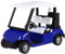 Metallwagen Mini-Modell Druckguss Pull-Back-Action-Wagen Pullback-Fahrzeug Clubs Spielset Spielzeug Schreibtisch 1:20 Golfwagen Blau
