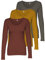ONLY 3er Pack Damen Langarmshirt schwarz und weiß Langarm Basic Longsleeve Sommer aus 95% Baumwolle XS S M L XL 15209156 (3er Pack Farb Mix 3, S)