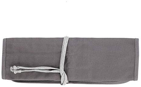 Tomotato Paint Brush Holder, Artist Paint Brush Roll Canvass Pouch Multi-slot Paint Brush Storage Bag Pocket for Artist Draw Pen Brush Stationery Gray