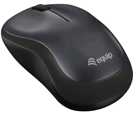 Equip 245111 Optische Maus kabellos schwarz mini