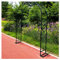 Rosenbogen Aus Metall Stabil 140cm 180cm 220cm, Torbogen Rankgitter für Kletterpflanzen Garten Rankbogen Balkon Clematis Rose, Wetterbeständig Verzinkt Rosengestell