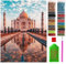 ARTULIO Diamond Painting Set 30x40cm Taj Mahal - 5D Diamant Painting Bilder Kinder mit Daiments Painting Zubehör für Kinder - Crystal Art für Home Wand Deko