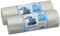 Lot de 20 sacs poubelle transparents 80 x 120 cm résistants, XXL pour collecte des déchets, extra résistants