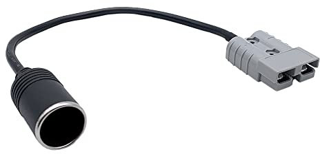 Offgridtec 20cm Adapterkabel, Anderson-Stecker 50A auf 12V Fahrzeugspannungssteckdose (SAE J563), Kompatibel mit FSP Falt-Solarmodulen, Solarboxen, Powerstations, Polaritätssicher, Plug & Play