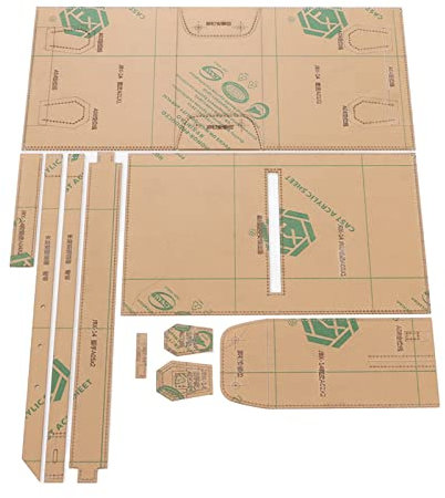 Handtasche Leder Muster Vorlage Acryl Schablone für die Herstellung von Schulter Tasche DIY Nähen Craft Ing Zubehör