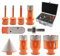 BGTEC Diamond Core Drill Bits Set-10pcs(6/6/8/20/25/35/35/50mmmm Hole Saw+20mm Finger Bit+50mm Chamfer Bit+Hex Adapter) with M14 Thread for Porcelain Ceramic Tile Granite Marble Masonry Granite