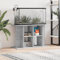 Festnight Aquarium Unterschrank mit Stauraum 100 x 40 x 60 cm, Aquariumständer für Aquarien, Aquarienschrank Terrarium Schrank (Betongrau)