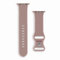 Hama Armband für Apple Watch 40/41/42mm (passend für Apple Watch 9/8/SE/7/6/5/4, Schnellwechselarmband, Silikon Look, Quick Change, flexibles Wechselarmband) Nude rosé