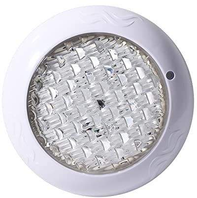 MXITA RGB LED Piscina Luz IP68 Impermeable AC12V Exterior Montado en la Pared Colorido Luz subacuática Estanque LED Piscina Luz Foco (Color : RGB with Remote, Size : 45W)