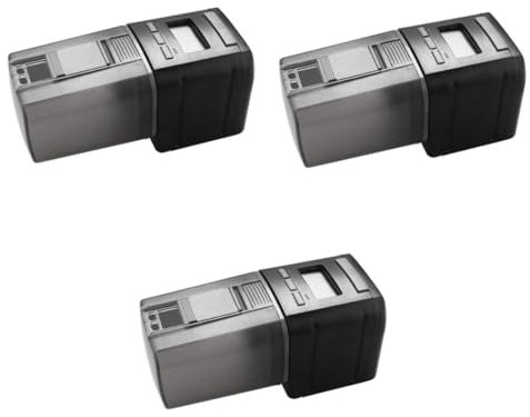 Housoutil Automatischer Futterautomat 3st Fischfutter Zubehör Für Aquarien Teichfutter Timing-Feeder Aquarienfutter Zubringer Aquarium Intelligent Futterautomat Futterautomat Futterautomat