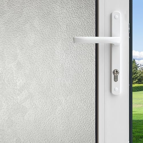 Gila Glas-Szenen, rissiges Glas, dekorativ, statisch, haftend, Fensterfolie, 91 x 2 cm
