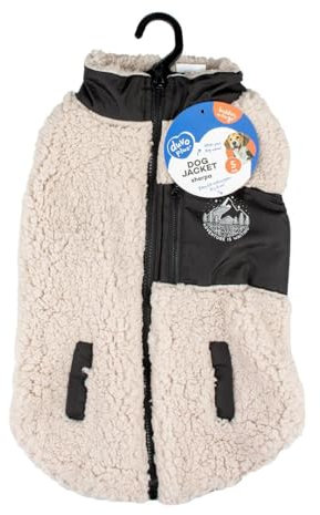 Duvo+ Hundemantel Sheep Skin Schwarz/Weiß S - 40CM