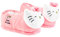 Hello Kitty Chaussons 3D Femme, Pantoufle avec Semelle Antidérapante - Cadeau pour Femme et Ado (Rose, 37/38 EU)