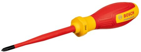 Bosch Professional tournevis VDE PH1x100 (certifié jusqu'à 1 000 V, isolé avec un élastomère thermoplastique (TPE))
