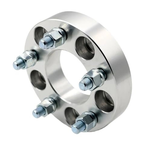 Spurverbreiterung Für Jeep Für Wrangler Für herokee Für Liberty M1/2 2 Stück, 20/30/35/40 Mm PCD 5 X 114,3 CB: 71,6 Mm Spurverbreiterung, Adapter Mit 5 Ösen. Autos Spurverbreiterunge(2PCS 50mm Silver)