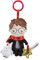 Harry Potter On the Go Activity Toy - Carrozzina e passeggino con clip giocattolo per neonati con scopa increspata e gufo che squittisce, giocattolo sensoriale di Harry Potter per bambini, accessorio