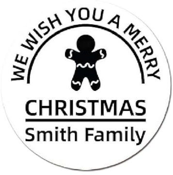 Personalisiertes Weihnachts-Keks-Stempel und Ausstecher-Set – 2024 neue Merry Christmas Cookie Embosser mit Weihnachtssegen, perfekt zum Backen und Dekorieren von Geschenken