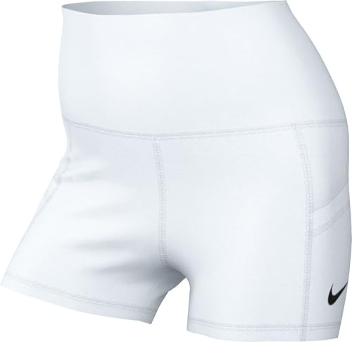 Nike Court Dri-FIT FZ6677 Women's Tennis Shorts with Pockets White/Black