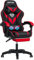 VANSPACE Gaming Stuhl mit Massagefunktion Gaming Sessel mit Fußstütze Massage Ergonomisch Bürostuhl Computerstuhls für Mädchen Junge Rot+Schwarz