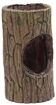 jiingekk Hohler Baum, dekoratives Versteck für Aquarien, Ornamente für Terrarium, Höhle