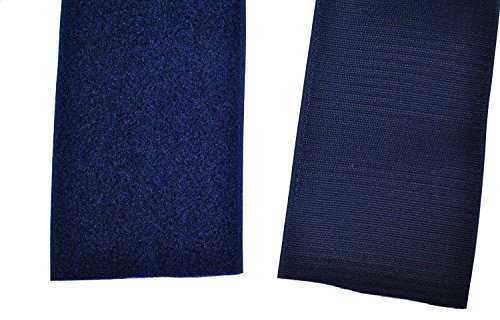 SAN Klettband blau 10 cm breit je 20 cm Klettverschluss Hakenband und Flauschband Gp 14,95 €/m