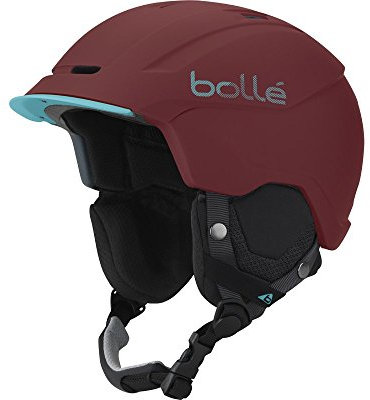 bollé - INSTINCT Soft Bordeaux & Mint 51-54 cm, Ski Helmet, Medium, Unisex Adult
