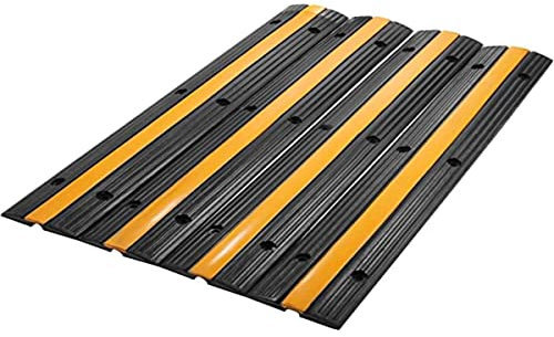 Oldriver 4 Stück für 1000 x 150 x 30 mm Kabeldurchführung aus Gummi 1 Steckplatz Kapazität 8,2T für ein Axle Kabeldurchführung für den Boden mit 1 Kanälen in 15 x 10 mm