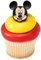 Cupcake-Ringe, Mickey Mouse, 24 Stück