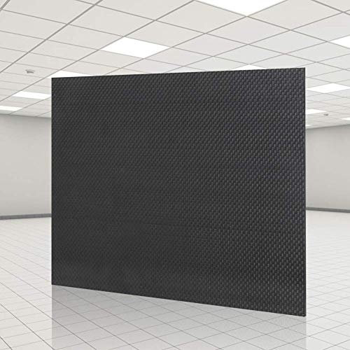 Placa de fibra de carbono, material de hoja de tablero de placa de fibra de carbono de sarga de alta dureza con superficie brillante brillante (200 x 300 x 2 mm)