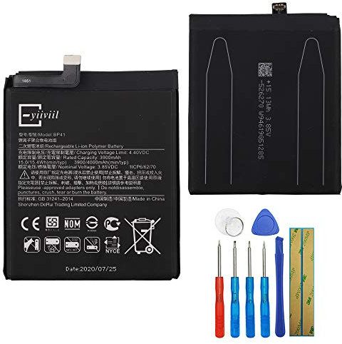 E-yiiviil Batterie BP41 compatible avec Xiaomi Mi 9T Redmi K20 avec outils.