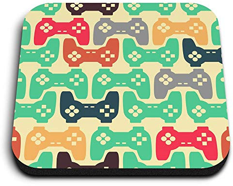 1 x Square MDF Fridge Magnet - Gaming Controller Gamer 8366