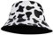 Vikodah Bedruckt Kuh Reversible Fischerhut (Kopfumfang 56-58cm), Black Cow Print, M