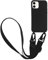 MyGadget Lanyard Case for iPhone 11 - Shockproof Silicone Cover with Crossbody Neck Strap Black