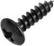 MOOPW Cabeza redonda Tornillos para madera - Acero carbono Cabeza de cruz Tornillos autorroscantes Champiñón Cabeza Ferretería M3 M4 M5
