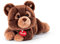 Trudi Bär Teo Dunkel Braun Plüschtiergeschenk für Weihnachten, Geburtstag und Valentinstag. Plüschbär | 19x16x23cm Taglia S | Klassische Teddybären | Modello 25632