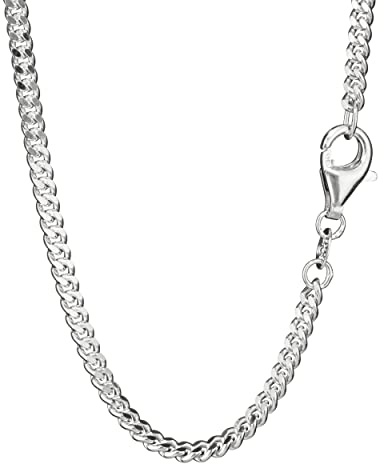 NKlaus 45cm Panzerkette 925 Silber elegante Halskette Breite: 2,3mm Collier 7,36g schwer 6922
