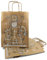 Netuno 5 Geschenktüten Weihnachten 22cm x 28 cm x 10 cm Weihnachts- Kraft-Papier-Tüten mit Henkel für Weihnachtsgeschenke Geschenkbeutel Geschenktaschen Papiertaschen Papiertragetaschen Weihnachten