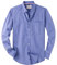J.VER Men's Blue Oxford Shirt Long Sleeve Regular Fit Casual Plain Button Down Smart Dress Shirts for Men Adult with Pocket 4XL