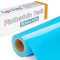 Lya Vinyl Plotterfolie Textil, 30,5 × 457,5cm See Blau Flexfolie Plotter Textil für Cricut und Silhouette Cameo, Textilfolie Plotter für DIY Stoff und Shirt