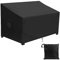 Abdeckhauben für Paletten,Outdoors Schutzhülle für Loveseats,420D Oxford Wasserdicht Gartenmöbel Abdeckung Winterfest 2-Sitzer Lounge Abdeckung Schutzhülle für Lounge Sofa (138*99*61/89cm)