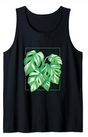 Bunte Monstera Deliciosa Variegata Zimmerpflanze Tank Top