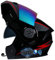 Casque Modulable Moto Bluetooth Intégral Casque, Coque Haute Résistance, Respirante Et Confortable, pour Adultes, Femmes Et Hommes ECE Homologué