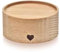 kerzilein Kerzenhalter HOLZBLOCK groß, naturbelassenes Holz, 8,5cm, für Stumpenkerzen - passend für kerzilein Flamme