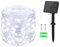 Gcstnn Solar Lights Outdoor Garden, 10M 100 LED Solar Garden Fairy Lights Copper Wire 8 Modes Waterproof String Lights for Yard,Christmas Tree,Bedroom,Gate Indoor/Outside Decorations(Cool White)