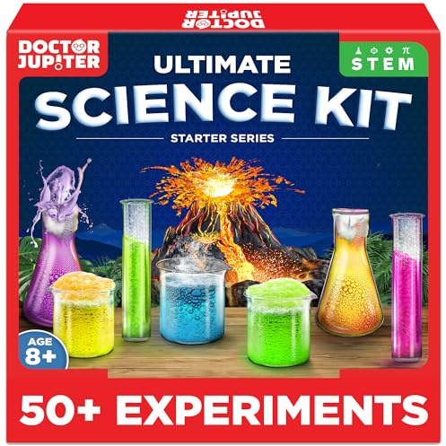 Doctor Jupiter Ultimate Science Experiments Kit for Kids Ages 8+