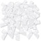 Ryvera Weiß Schleife, 48 Stück Mini Schleifen Geschenkschleife Kleine Valentinstag Schleifen Satinband Schleifen Geschenk für DIY Handwerk Valentinstag Hochzeit Kartenherstellung Dekoration,5cm Breite